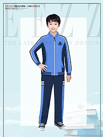 高中初中秋冬季長款外套運動校服設計圖