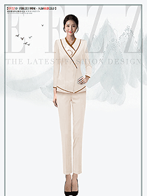 高端水療工衣美容院養生館服務員套裝制服設計