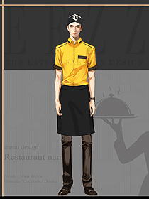 燒烤火鍋店烤肉韓餐廳飯店工裝定制襯衫圖