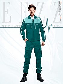 反光工作服男款定制采購制服設計圖