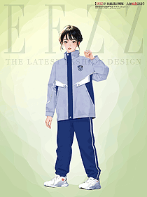 校服春秋款兒童棒球服原創(chuàng)設(shè)計(jì)效果圖