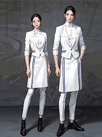 瑞典樹屋民宿酒店餐廳工作人員制服定制設計圖