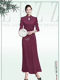 宴裝高端高貴時尚宴會敬酒服