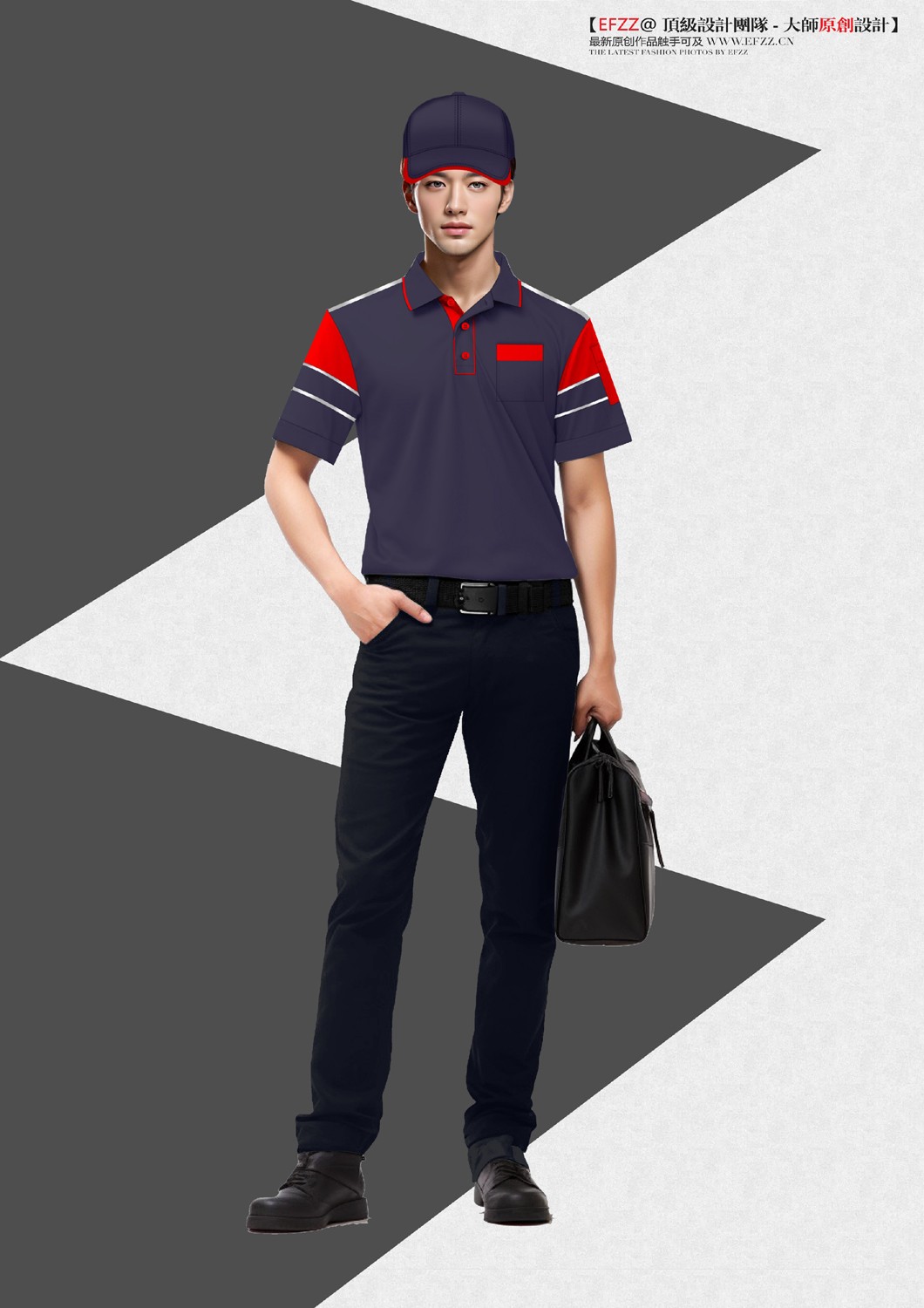 街道辦工作人員夏季工衣定制設計