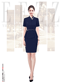 度假旅游酒店大堂工作人員短袖制服原創(chuàng)設(shè)計圖