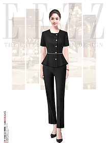 休閑度假星級酒店前臺領班員工夏季制服案例