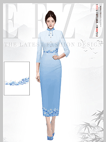 星級酒店餐廳禮儀接待工作服女迎賓制服原創(chuàng)設(shè)計方案