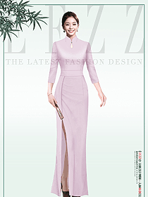 茶藝師工衣女裝新中式茶服原創設計