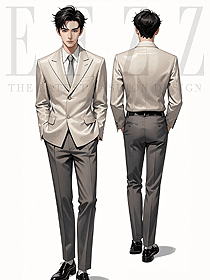 復古休閑婚禮通勤淺杏男秋冬西裝休閑款