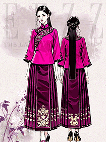 少數(shù)民族服裝布依族苗族繡花女上衣長裙套裝