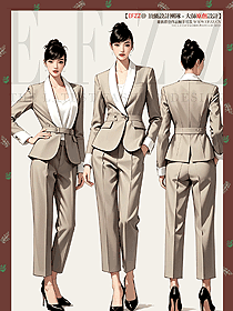 高級感小西裝外套主持人正裝氣質女神范手繪圖