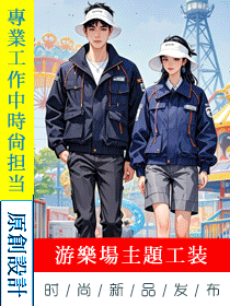 嘉年華主題游樂園服務工作人員制服手繪定制設計方案