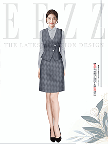 西裝馬甲背心V字領短款職場顯瘦設計圖