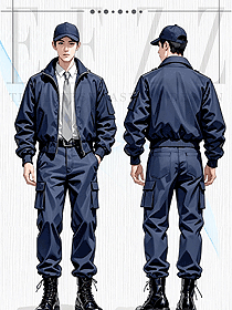 藏青色飛行夾克男款春秋季短款外套手繪設(shè)計