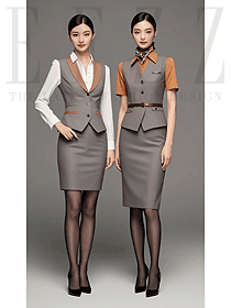 職場高段位穿搭復古色襯衫馬甲職業裝