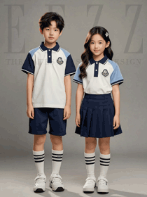 兒童班服套裝學院風幼兒園夏季園服