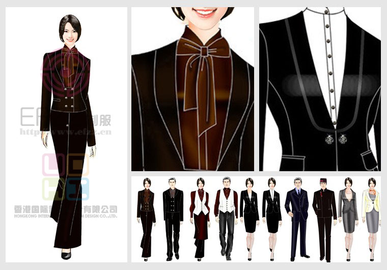 富麗大酒店制服圖片