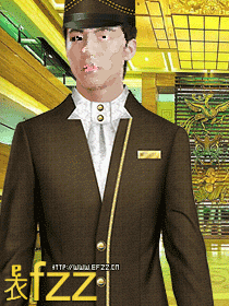 洲際酒店服裝圖片咖啡金系列