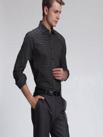 男士商務(wù)長(zhǎng)袖襯衫