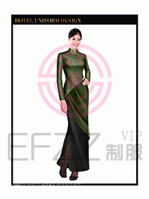 酒店中餐咨客制服設(shè)計圖601