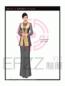 酒店中餐咨客制服設(shè)計(jì)圖618