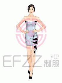 夜總會ktv包房公主制服設(shè)計圖494