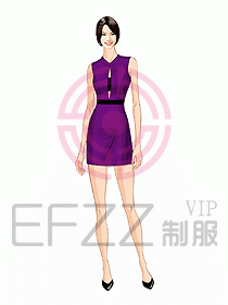 夜總會ktv包房公主制服設計圖508