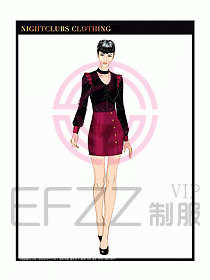 夜場ktv包房公主服設(shè)計680