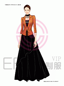 夜總會迎賓咨客制服設計圖243