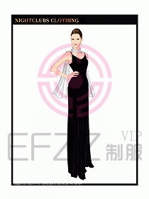 夜總會(huì)迎賓咨客制服設(shè)計(jì)圖271