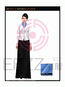 桑拿水療咨客迎賓制服設(shè)計(jì)288