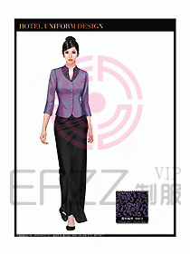 桑拿水療咨客迎賓制服設計290