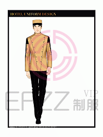 酒店門童保安制服設計圖811