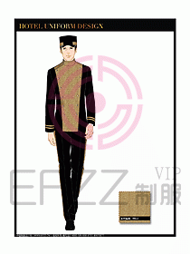 酒店門童保安制服設計圖818