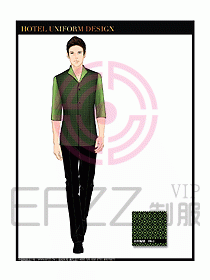 桑拿水療會所前臺服務員制服186