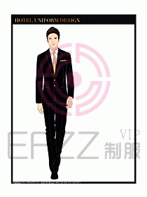 桑拿水療會所前臺服務員制服185