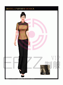 SPA水療會所服務員制服設計圖311
