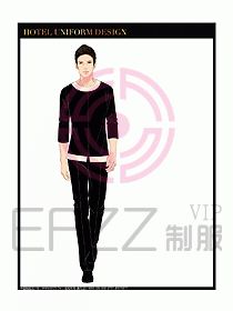 SPA水療會所服務員制服設計圖319