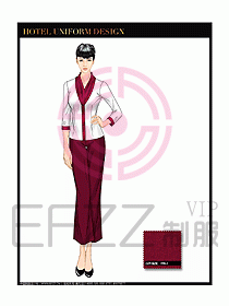 SPA水療會所服務員制服設計圖322