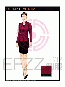 酒店大堂經理服務制服設計622