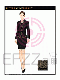 酒店大堂經(jīng)理服務制服設計623