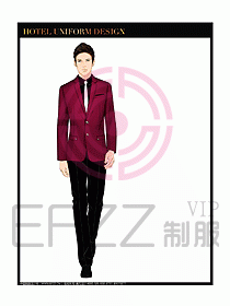 酒店大堂經理服務制服設計628