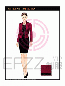 酒店大堂經理服務制服設計634