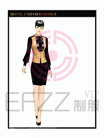 夜總會KTV服務員制服設計圖527