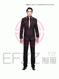 男職業裝西服設計圖281