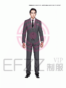 男職業(yè)裝西服設計圖292