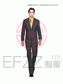男職業裝西服設計圖300