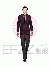 男職業裝西服設計圖321