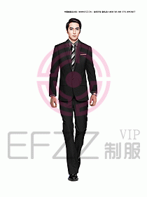 男職業裝西服設計圖332