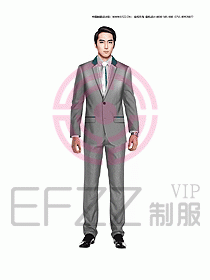 男職業裝西服設計圖351